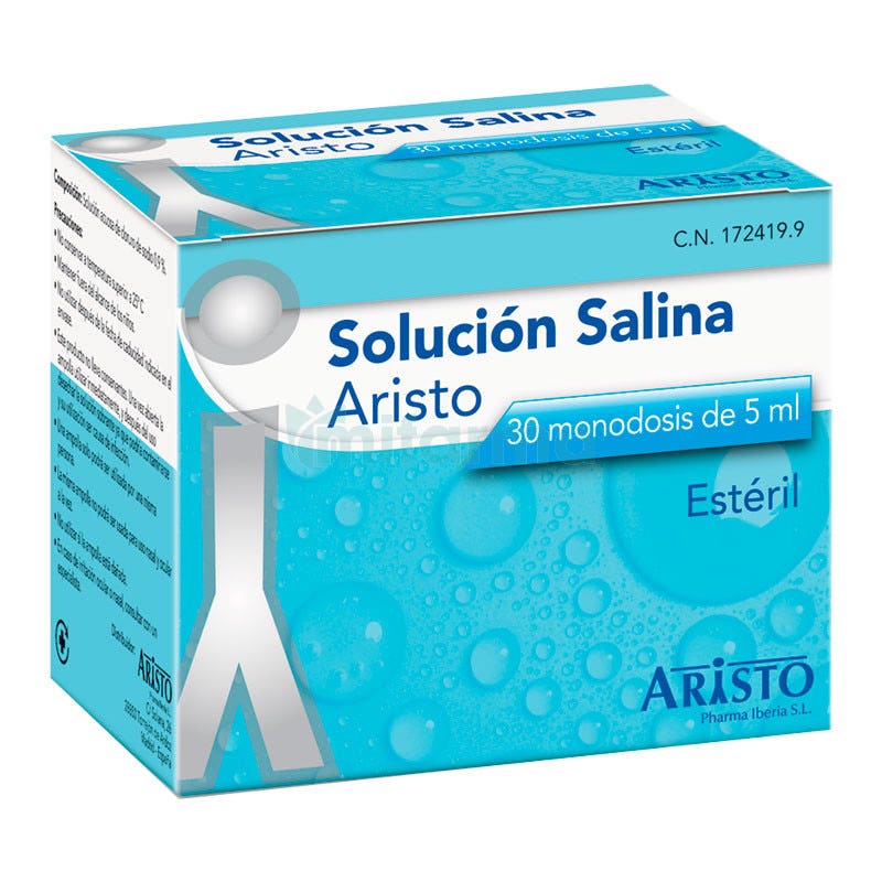 Solucion Salina Aristo Pharma 30 Monodosis