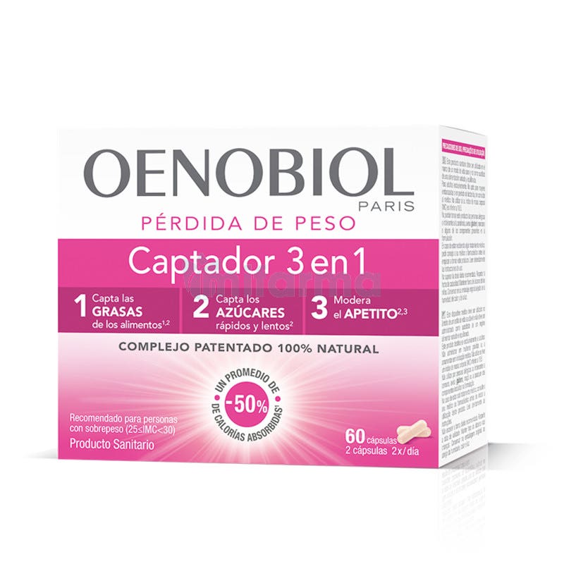 Oenobiol Captador 3en1 60 capsulas