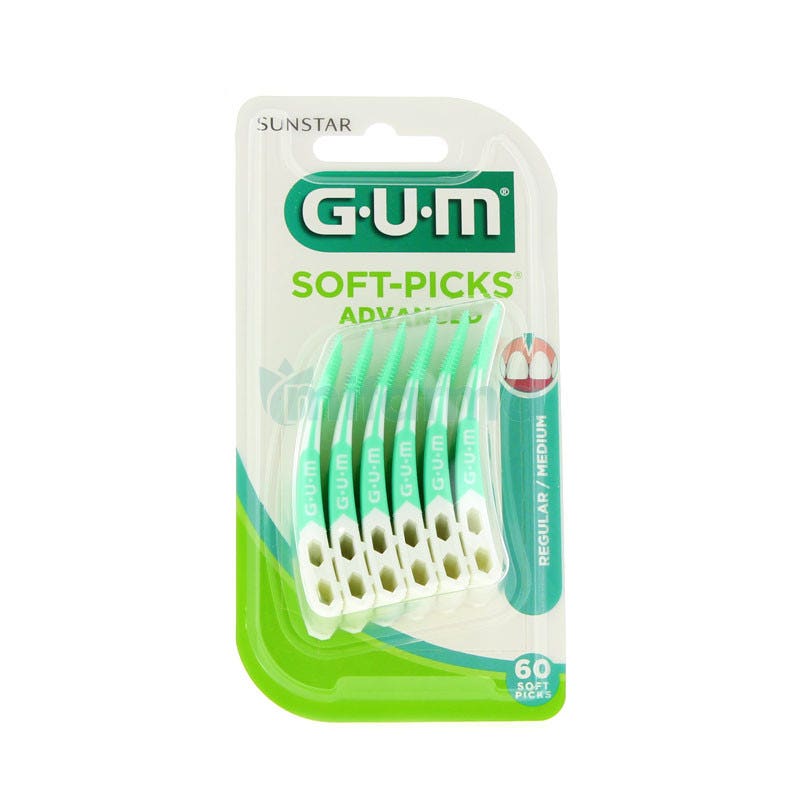 Gum Palillos Interdentales Soft Picks Advanced Medium 60Uds