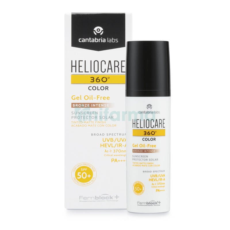 Heliocare 360 Gel Oil Free SPF50 Color Bronze Intense 50ml