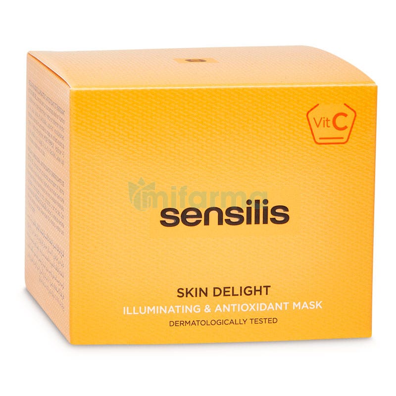 Mascarilla Iluminadora Skin Delight Vitamina C Sensilis 150ml