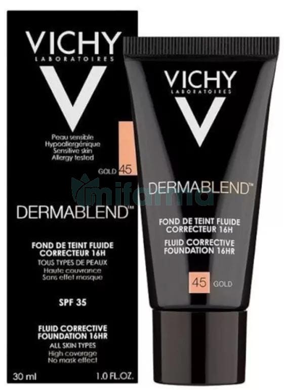 Vichy Dermablend Maquillaje Gold No45 30ml
