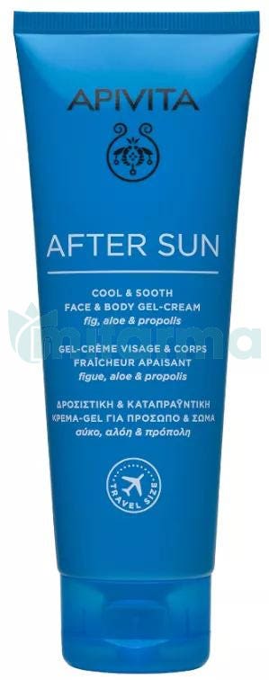 Apivita Cool Sooth After Sun Gel Crema Formato Viaje 100 ml