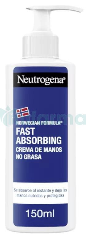 Neutrogena Crema Manos Rapida Absorcion Dosificador 150 ml