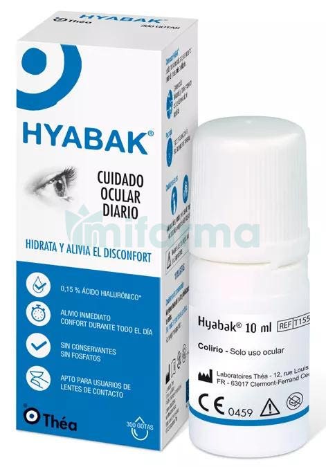 Hyabak Lubricante Ocular Solucion 10 ml