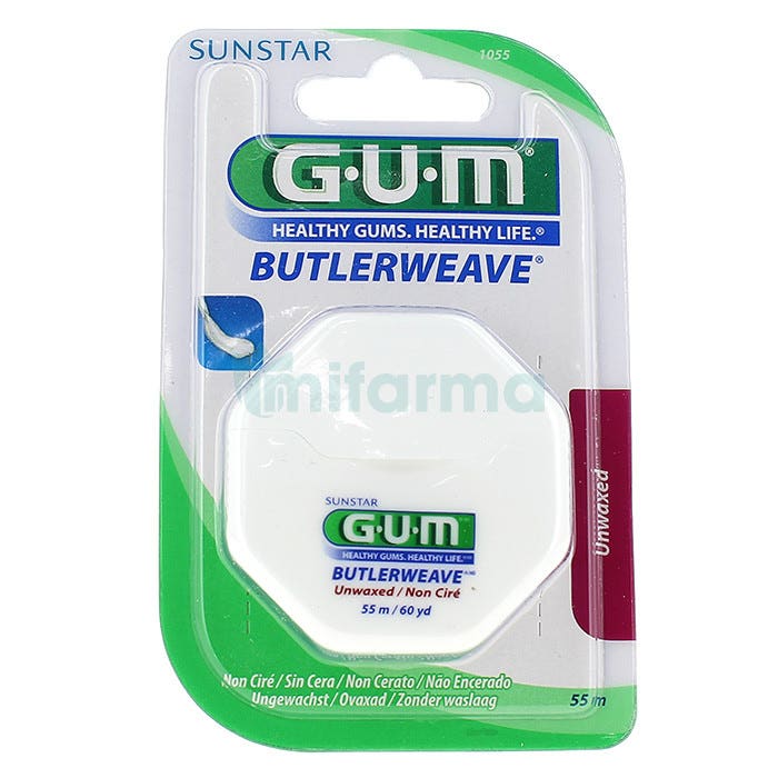 Gum Seda Dental Buttler Weave Sin Cera 55m