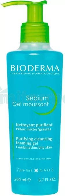 Sebium Gel Moussant Bioderma 200ml
