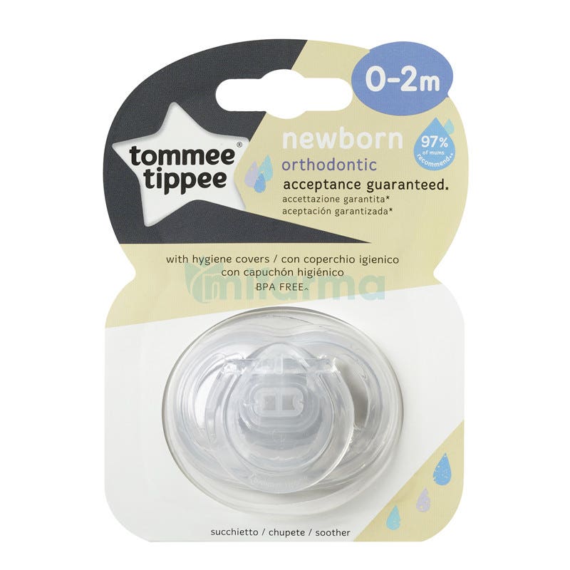 Tommee Tippee Chupete Tetina Silicona Recién Nacido 0-2m Transparente -  Atida