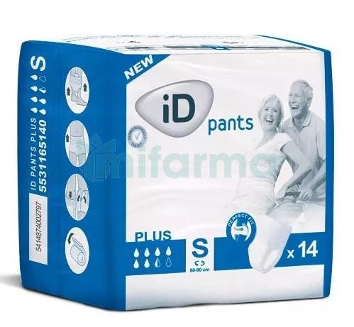 Id Expert Protect Pants Plus FitFeel S Pequeno 14 uds