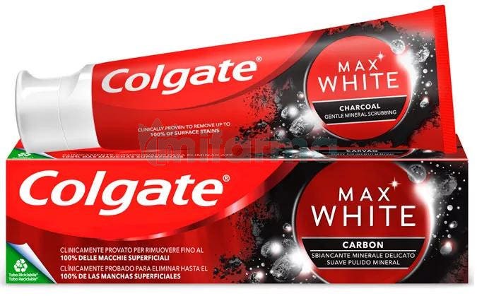 Colgate Max White Carbon Pasta Dientes 75 ml