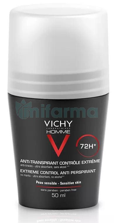 Vichy Homme Desodorante Roll on Regulacion 50ml