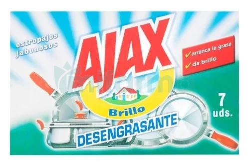 Ajax Estropajo Jabonoso 7 ud