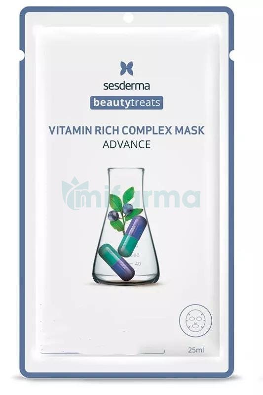 Mascarilla Complejo Rico en Vitaminas Sesderma Beauty Treats 25ml