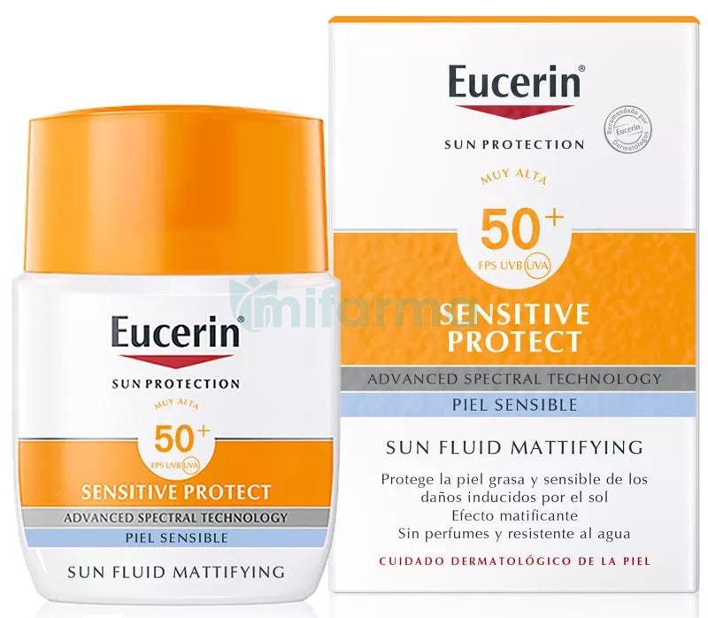Fluido Facial Solar Mat Eucerin SPF50 50ml