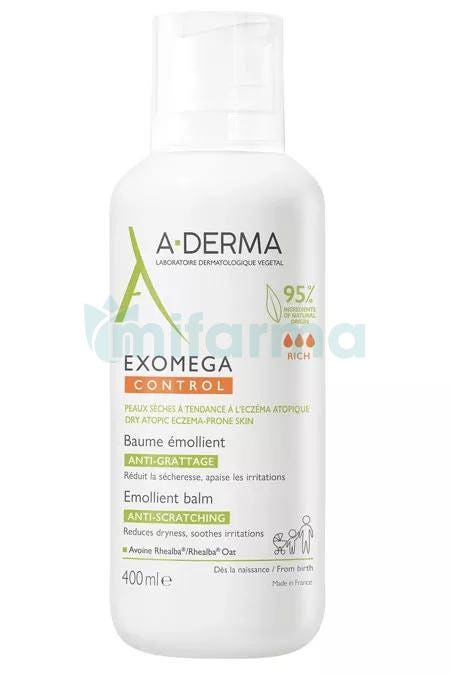 A-Derma Exomega Control Balsamo Emoliente 400 ml