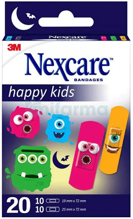 3M Nexcare Kids Plasters Monsters 20 Surtidas