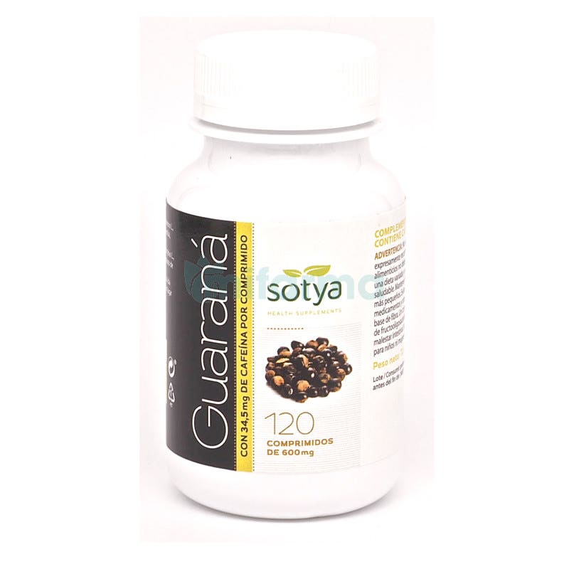 Sotya Super Guarana 120 Comprimidos de 600 mg