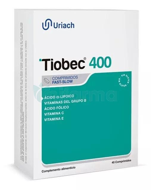 Tiobec Uriach 40 Comprimidos