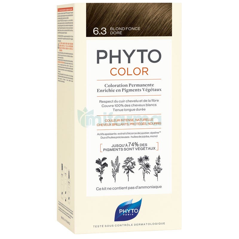 Tinte Phytocolor 6.3 Rubio Oscuro Dorado