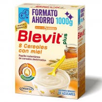 Blevit Plus 8 Cereales con Miel Nueva Formula 1 kg