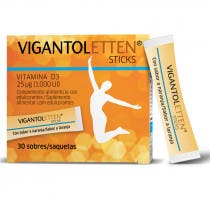 Vigantoletten Vitamina D3 Sabor Naranja 30 Sobres