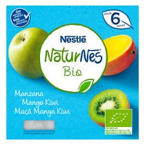 Nestle Naturnes BIO Pure ManzanaMangoKiwi 6m 4 x 90gr