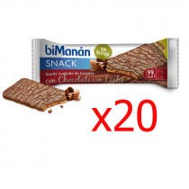 Bimanan Snack Sin Gluten Chocolate con Leche 20 Unidades