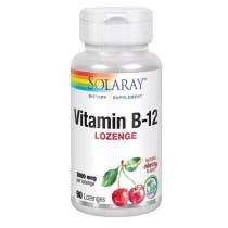Vitamina B12 2000mcg Solaray 90 Comprimidos Sublinguales