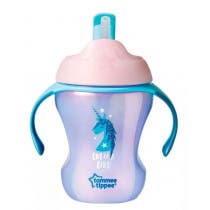 Tommee Tippee Explora Easy Drink Cana Straw Cup Chica Color Rosa  6m 230ml