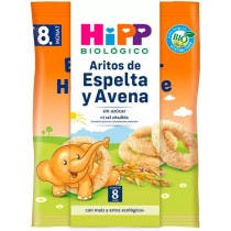 HiPP Aritos de Espelta y Avena 8m BIO 30 gr