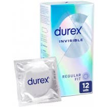 Durex Invisible Preservativo Extrafino Extrasensitivo 12 Unidades