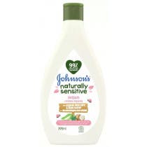 Johnson's Naturally Sensitive Crema Aloe Vera y Manteca de Karite 395 ml
