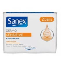 Sanex Dermo Sensitive Jabon Pastilla 2x90 gr