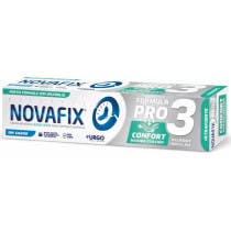 Novafix Pro3 Confort Crema Adhesiva Protesis Dentales Ultrafuerte Sin Sabor 40 gr