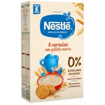 Papilla Nestle 8 Cereales con Galleta Maria Etapa 2 600 gr 6m