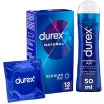 Durex Play Original Lubricante Intimo 50 ml Natural Plus Easy On Preservativo 12 uds