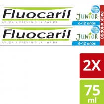 Duplo Fluocaril Gel Bubble Junior 6 12 Anos 2x75ml