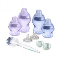 Tommee Tippee Kit Biberones Closer to Nature Rosa