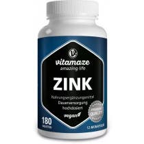 Vitamaze Zinc 25 mg Vegano 180 Comprimidos