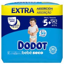 Dodot Bebe Seco Panal Pack Extra Absorbente T5 58Uds