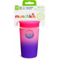 Munchkin Miracle 360º Tazza Antigoccia Termosensibile +12m 266 ml Rosa