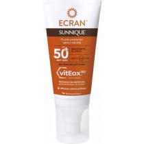 Ecran Sunnique Fluido Protector Facial Cara y Escote SPF50 50 ml