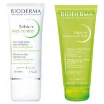 Bioderma Sebium Mat Control 30 ml Gel Moussant Actif 200 ml