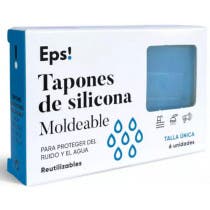 EPS Tapon Silicona Moldeable Talla U 6 uds