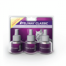 Feliway Classic Pack Ahorro 3 Recambios 90 Dias Tranquilidad y Bienestar