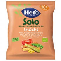 Hero Solo Snacks Maiz, Guisantes y Tomate 10m
