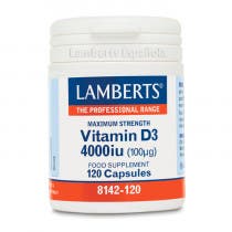 Lamberts Vitamina D3 4000 UI (100g) 120 Comprimidos