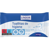 Lindor Toallitas Travel 10 Unidades