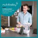 Babymoov Nutribaby Plus 5 en 1 Robot de Cocina Pouches 15 uds Blanco